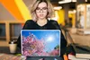 MuchoWow® Laptop Aufkleber Sticker Cover Sakura - Blumen - Produktbild-Vorschau 5