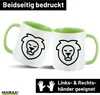 Huuraa Kaffeetasse Löwe Sternzeichen Symbol 330ml Grün Produktbild-Vorschau 2