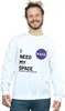 NASA - "I Need My Space" Sweatshirt für Herren BI48129 Produktbild-Vorschau 2