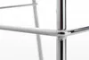 TPFLiving Barhocker Hope 4-Fuß Gestell Metall in Chromoptik Produktbild-Vorschau 8