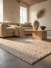 Teppich Creme rechteckig Textur Nahaufnahme Detail Produktbild-Vorschau