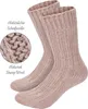 BRUBAKER 4 Paar Wollsocken - Warme Wintersocken für Damen Produktbild-Vorschau 5