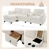 Duża sztruksowa sofa Sweiko z komfortową pianką. Cechy: Podgląd zdjęcia produktu 2