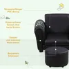 Poltroncina per bambini con poggiapiedi Divanetto per Anteprima dell’immagine prodotto 5