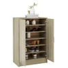 vidaXL Szafka na buty dąb sonoma 60x35x92 cm Materiał Podgląd zdjęcia produktu 8