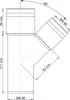 Poloplast POLO-KAL XS, Abzweig, DN 50/40/45, 1 Stk. Produktbild-Vorschau 4