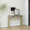vidaXL Stolik konsola dąb sonoma 105x30x80 cm materiał Podgląd zdjęcia produktu 2
