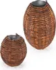 esotec Solar Rattanleuchte Victoria 2er Set USB, CCT Produktbild-Vorschau 2