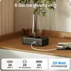 Voomy 6-in-1 Steckdosenleiste 20W USB-C – 2-Fach mit 4 USB Produktbild-Vorschau 2