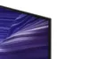 Close-up of the corner of a television screen displaying a colorful abstract pattern. Produktbild-Vorschau