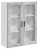 Armoire murale en verre vidaXL LUCCA, gris béton, 80 x 31 x Voir les images du produit 8