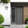 MeLiTec Solar-Hausnummer SH01, moderne LED-beleuchtete Produktbild-Vorschau 5