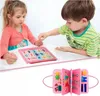 Montessori Sensoric Manipulation Panel Clock Material Case Náhľad obrázku produktu 6