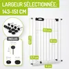 BOMI® Barrière de sécurité bébé extra haute – Sans perçage Voir les images du produit 2