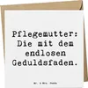 Mr. & Mrs. Panda Grußkarte Spruch Pflegemutter Geduld - Produktbild-Vorschau 1