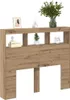 Kopfteil Artisan-Eiche 120 x 17 x 102 cm Holzwerkstoff Produktbild-Vorschau 2