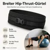 Hüftstoß-Hantelhaltergürtel, Hip Thrust Gürtel mit Polster, Produktbild-Vorschau 4