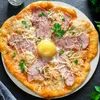 Relaxdays Kulatý kámen na pizzu, kamenná deska na pizzu a Náhled obrázku produktu 3