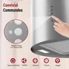LEVIVO A+ Hotte îlot à recyclage d'air Suspendue avec un Voir les images du produit 3