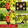 KM-Fit Fußballtor 150x120 cm mit Zielplane, 2-in-1 Produktbild-Vorschau 4