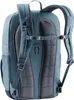 The back of a blue Deuter backpack is shown against a light gray background. Anteprima dell’immagine prodotto