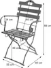 Biergarten-Set MCW-J40, Bistroset Klapptisch Klappstuhl, Produktbild-Vorschau 11