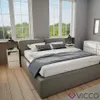 Szafka nocna Vicco Ruben Biały 38 x 66.6 cm, Model 34276 Podgląd zdjęcia produktu 4