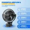 Stolný ventilátor Vulpes Goods, dobíjací a bezdrôtový, Náhľad obrázku produktu 2