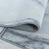 Kurzflor Teppich Wohnzimmer Silber 140x200 Rechteck Marmor Produktbild-Vorschau 5