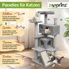 zooprinz Kratzbaum XXL Kitty | 135 cm | mit Plüschmaus | Produktbild-Vorschau 8