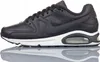 A side view of a black Nike Air Max Command leather sneaker against a white background. Voir les images du produit
