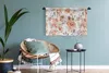 MuchoWow® Wandteppich Wandbehang Rosen - Boho - Muster Produktbild-Vorschau 5