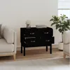 Konsolenschrank Schwarz 90x40x78 cm Massivholz Kiefer Produktbild-Vorschau 2