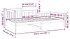 vidaXL Denní postel bez matrace 90x200 cm z masivního Náhled obrázku produktu 7