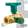 UNIWATER System Kugelhahn mit Entleerung und ISO-T-Griff, Produktbild-Vorschau 3