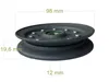 A pulley wheel with measurement indicators. Produktbild-Vorschau