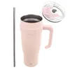 Orion | Thermobecher - Mit Griff - Edelstahl - Rosa - 1,2 L Produktbild-Vorschau 5
