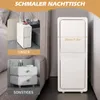 TWSOUL Nachttisch Schmaler Beistelltisch, Vormontierter Produktbild-Vorschau 5