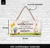 Retro Blechschild HERZLICH WILLKOMMEN Schild - willkommen Produktbild-Vorschau 5