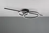 Trio Montilla LED Deckenleuchte  54W dimmbar Schwarz Matt Produktbild-Vorschau 3