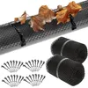 MONZANA® Dachrinnenschutz 14m inkl. 32 Befestigungsclips Produktbild-Vorschau 2