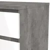 Nada Commode haute avec 5 tiroirs,Reproduction béton,blanc Voir les images du produit 4