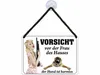 Kulthänger Blechschild Frau des Hauses KH 055 Produktbild-Vorschau 2