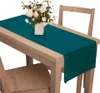 Voppi Bieżnik na stół 40x130 cm gruby welur ciemny turkus Podgląd zdjęcia produktu 3
