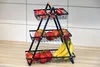 DECCARO cesto di frutta etagere, 3 livelli, nero, grande Anteprima dell’immagine prodotto 2