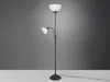 A floor lamp with two lights against a gray background. Náhled obrázku produktu