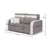 KomfortWelt24 2-Sitzer-Sofa mit Schlaffunktion und Produktbild-Vorschau 2