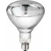 A studio shot of a clear infrared light bulb with a silver reflector. Produktbild-Vorschau