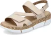 Rieker Damen Riemchensandale beige, Damen:43 EU Produktbild-Vorschau 5