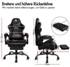 ALFORDSON Massage-Gaming-Stuhl, 150° Neigung, ergonomischer Produktbild-Vorschau 7